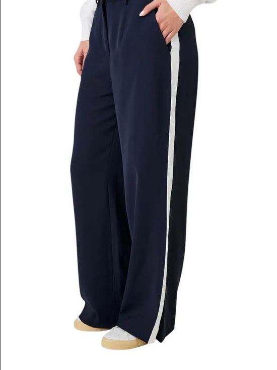 French Connection Pants - French Connection Stripe Side Pants Small NWT